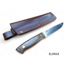 Ніж Trapper 115, (ELMAX 115х26х3,5мм, 60HRC) чохол - шкіра, руків`я - Micarta, BRISA