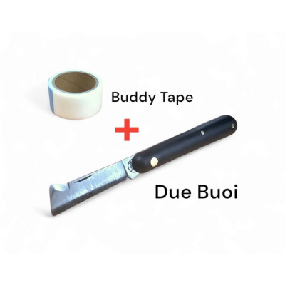 Ніж для щеплення Due Buoi 202SUSI (Італія) + стрічка для щеплення Buddy Tape BT5/25 (Японія)