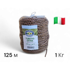 Кембрик, агрошнурок, коричневий, 4мм, EXTRA (23FIPEGRVM4), 1кг, 125м, CORDIOLI