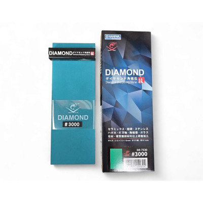 Точильний алмазний камінь водний 3000 grit (FINE), NANIWA DR-7530 210x75x16 мм, 1mm diamond, 0.7 Kg