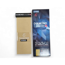 Точильний алмазний камінь водний 6000 grit (EXTRAFINE), NANIWA DR-7560 210x75x16 мм, 1mm diamond, 0.7 Kg