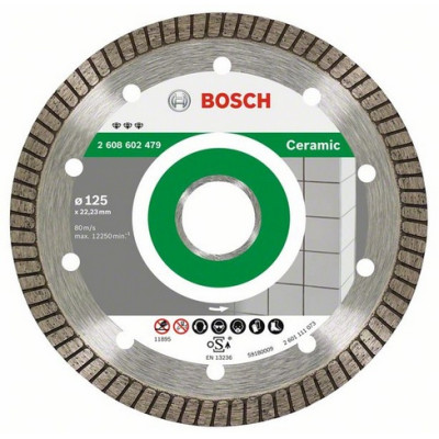 Алмазный круг Bosch 125 Best for Ceramic Extraclean Turbo