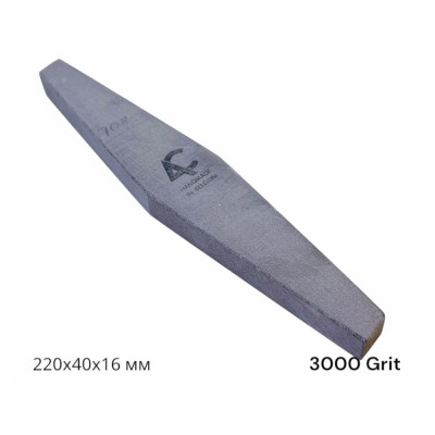 Камінь-оселок для загострення кос та серпів (BBW) 220х40х16 мм, 3000 Grit, гранатовий сланець (708AC)