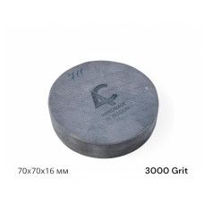 Камінь для заточки сокир круглий PUCK (BBW) 70х70х16 мм, 3000 Grit, гранатовий сланець (711AC)