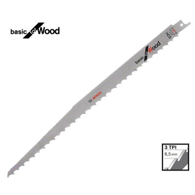 Пильное полотно Bosch S 1617 K для сабельных пил Basic for Wood