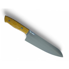 Ніж кухонний Santoku 185 мм, BRISA Chef, 12C27, руків`я - Mustard Micarta, арт.23100