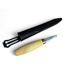 Ніж MORA Woodcarving 120LC, лезо 60 мм 59HRC, Laminated carbon 100CR6, руків`я - береза