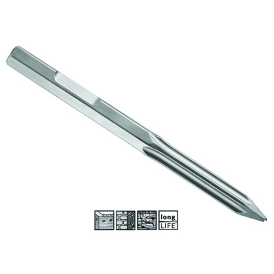 Пикообразное шестигранное зубило Bosch, 28/400 мм