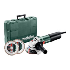 Кутова шліфувальна машина Metabo WEQ 1400-125 Set