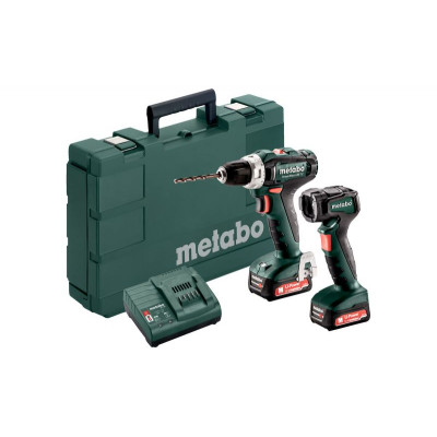 Комплект Metabo PowerMaxx 12 V BS Basic Set + ULA