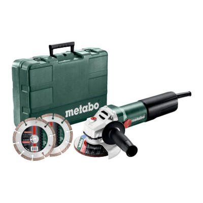 Кутова шліфувальна машина Metabo WQ 1100-125 Set