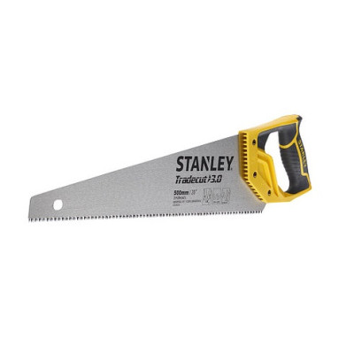 Ножовка STANLEY "Tradecut" с закаленными зубьями, L=450мм, 11 tpi.
