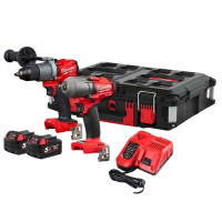 Набір акумуляторних інструментів Milwaukee M18FPP2E2-502P