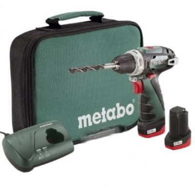 Акумуляторний шуруповерт Metabo PowerMaxx BS Basic (2 акк., сумка)